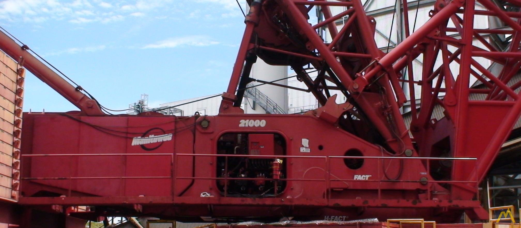 1,000t Manitowoc 21000 Lattice Boom Crawler Crane  1