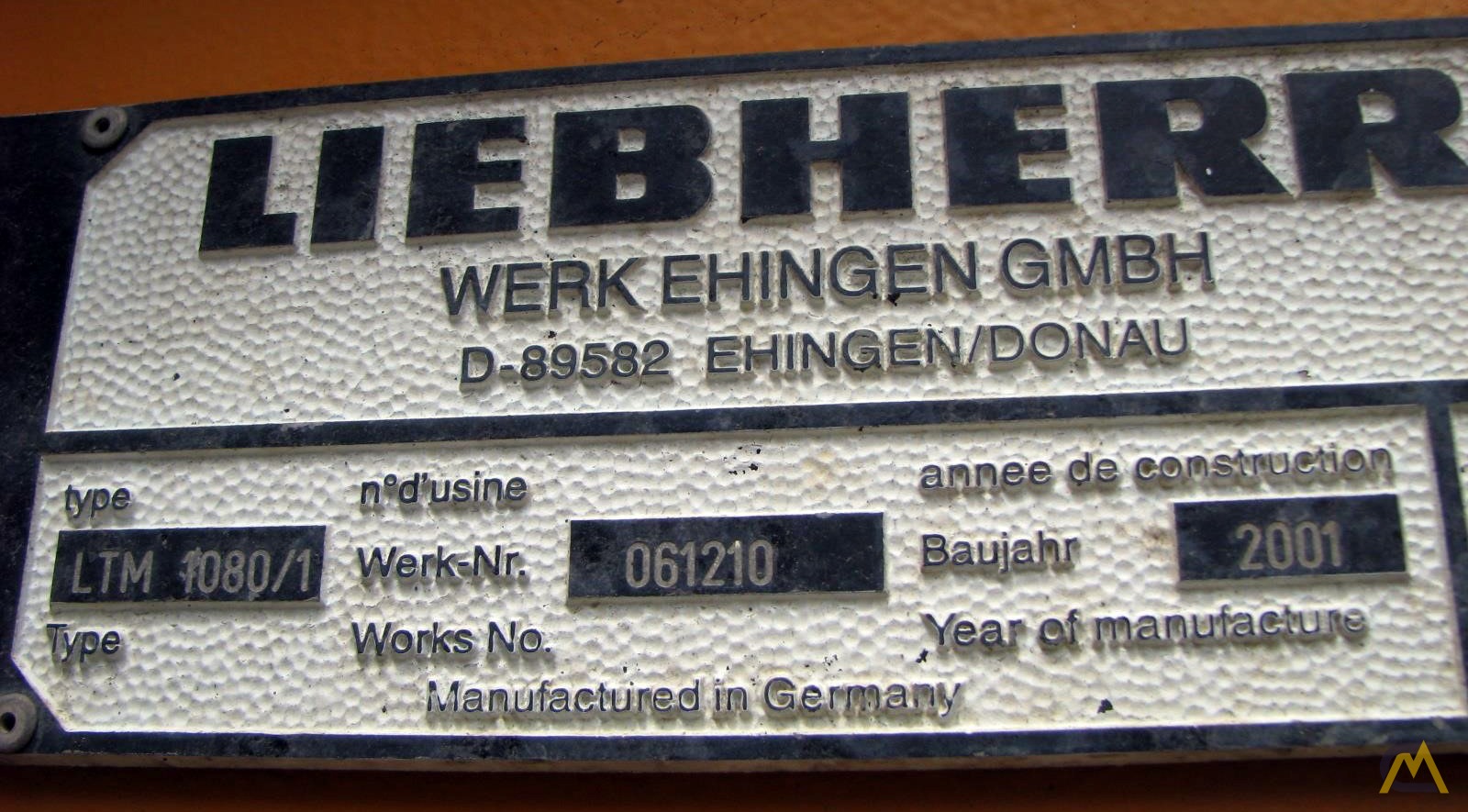 100t Liebherr LTM1080-1 All Terrain Crane 11