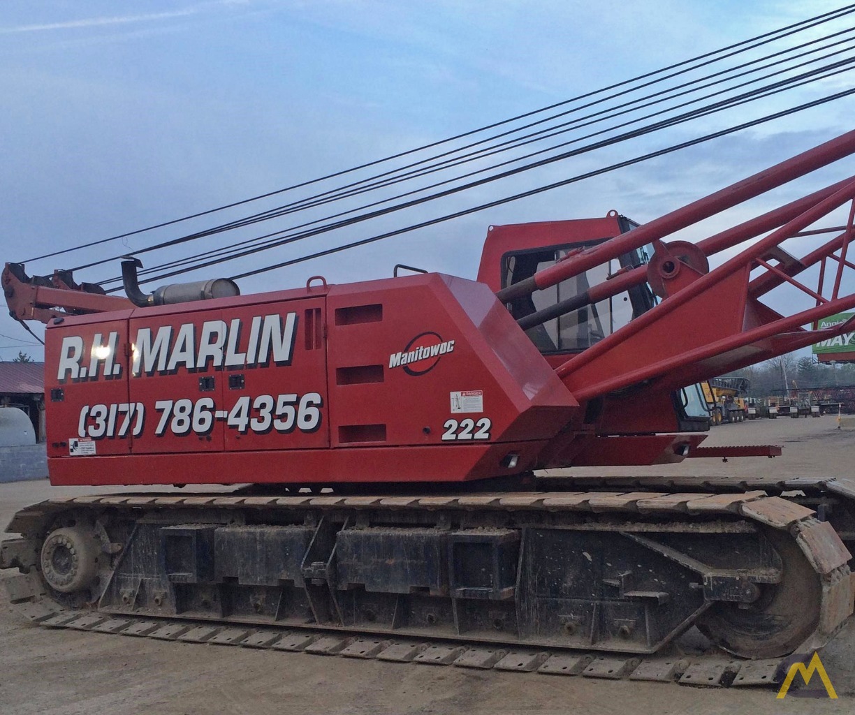 100t Manitowoc 222 Lattice Boom Crawler Crane 1