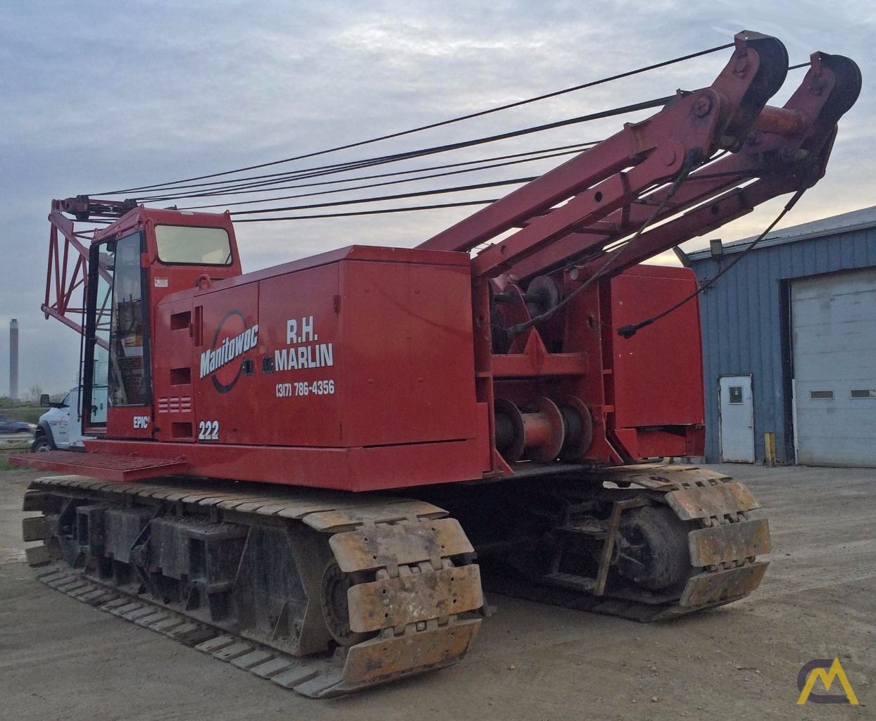 100t Manitowoc 222 Lattice Boom Crawler Crane 2