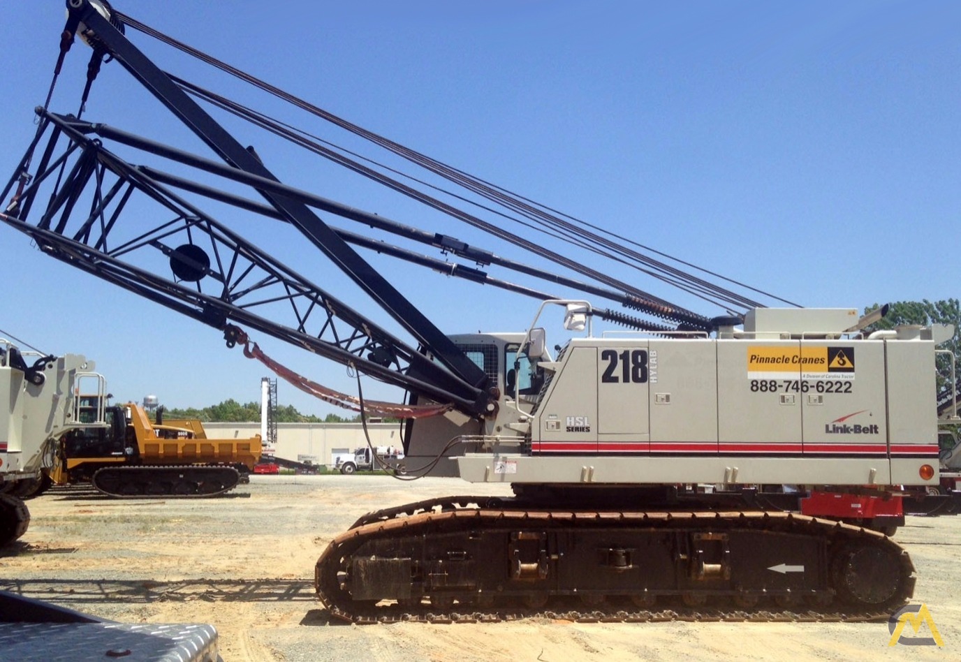 110t Link-Belt 218 HSL Lattice Boom Crawler Crane  0