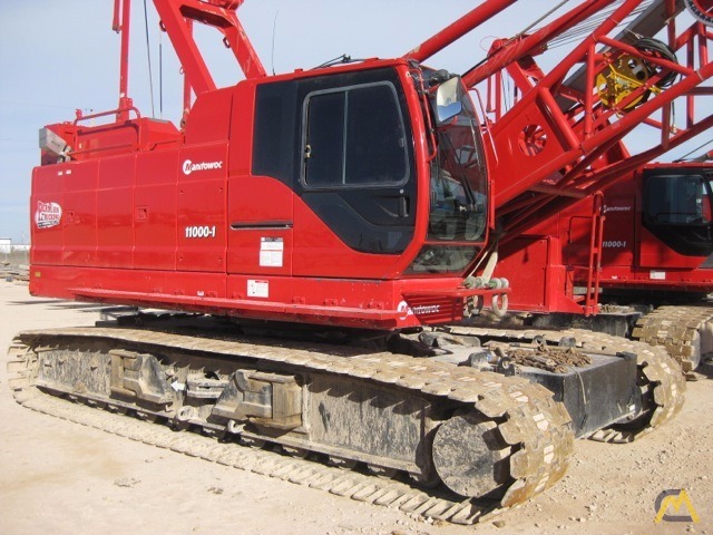 110t Manitowoc 11000-1 Lattice Boom Crawler Crane  0
