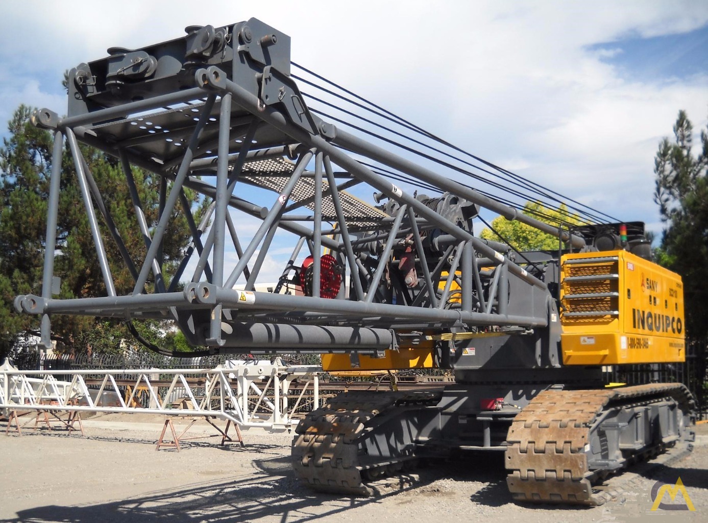 Sany SCC8100 110-ton Lattice Boom Crawler Crane 1