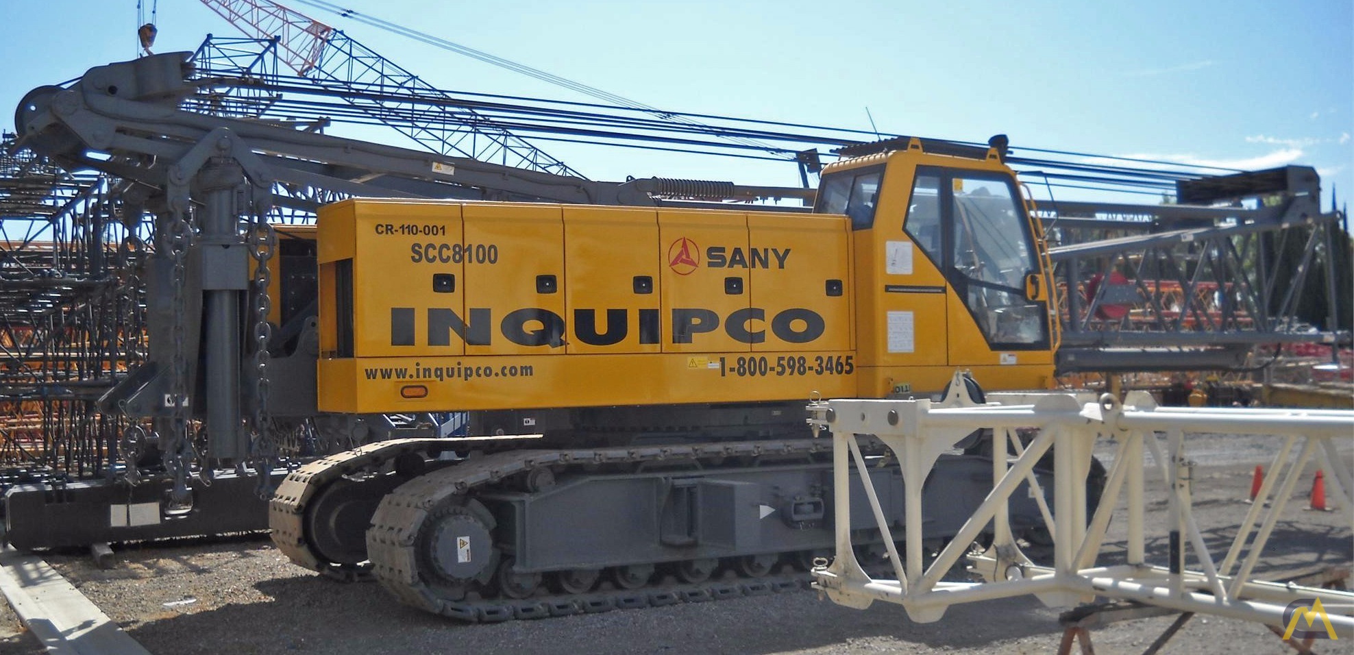 Sany SCC8100 110-ton Lattice Boom Crawler Crane 2