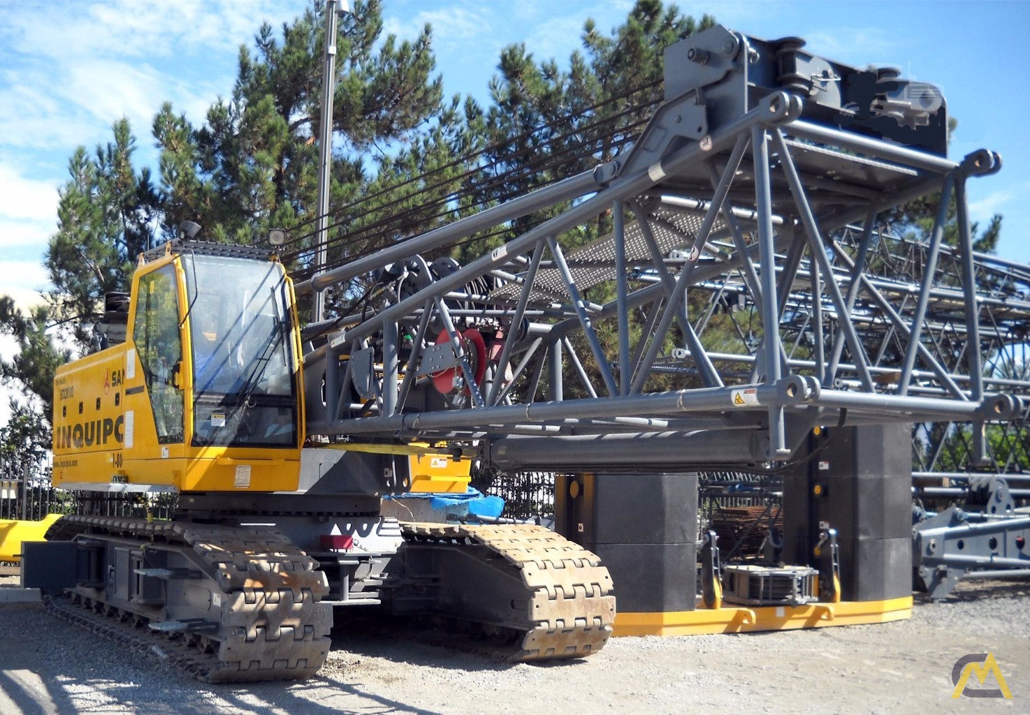 Sany SCC8100 110-ton Lattice Boom Crawler Crane 3