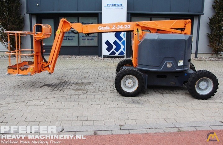 12.6m Genie Z34/22J RT Articulating Boom Lift 0