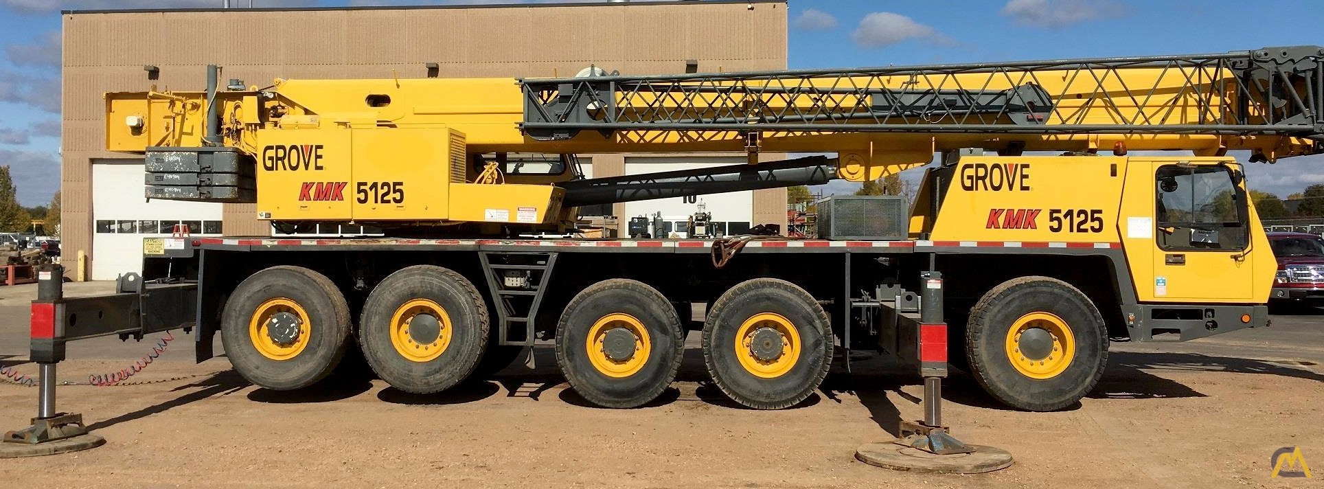 125t Krupp KMK 5125 All Terrain Crane 5