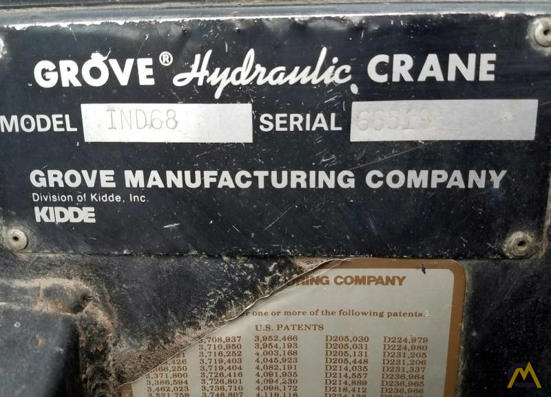 Grove IND68 12-ton Carry Deck Crane 14