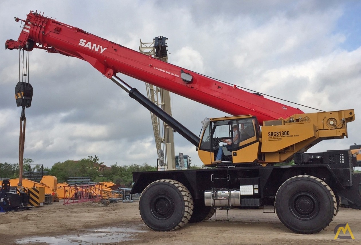 130t Sany SRC8130C Rough Terrain Crane 0