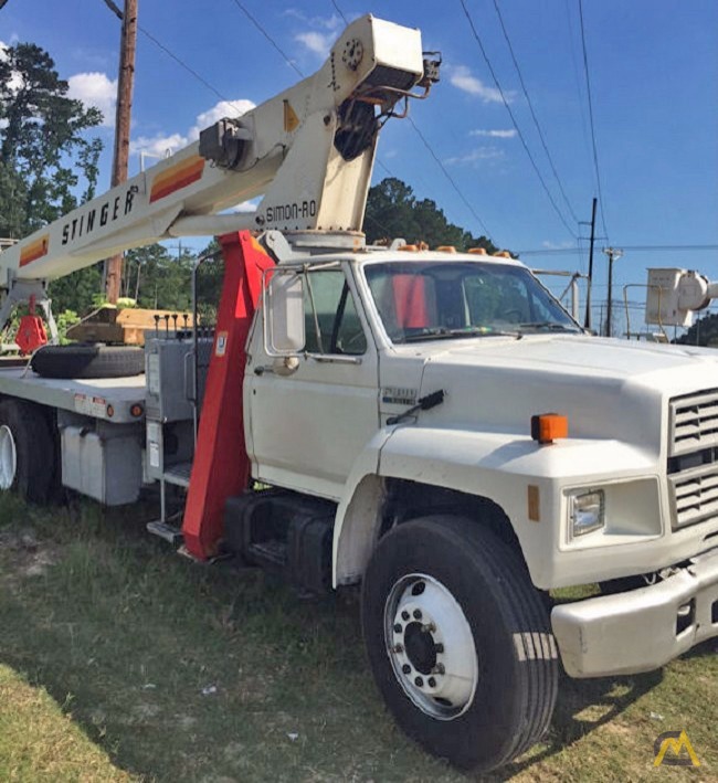 SOLD Simon-Ro TC2863 Boom Truck Crane on Ford 1