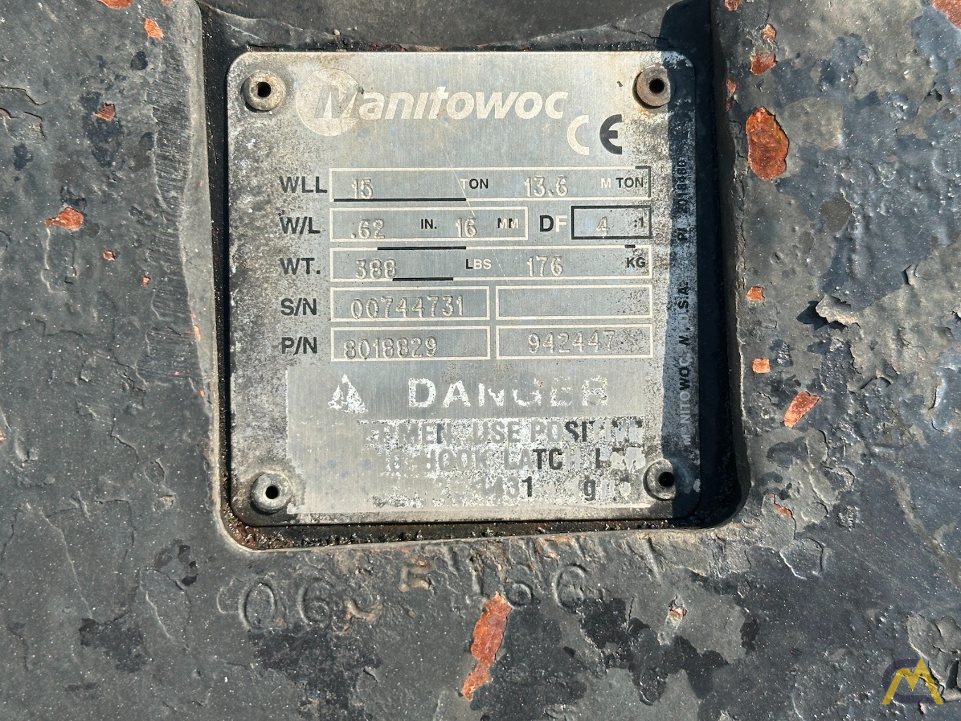15 TON, QUICK REEVING HOOK BLOCK 7