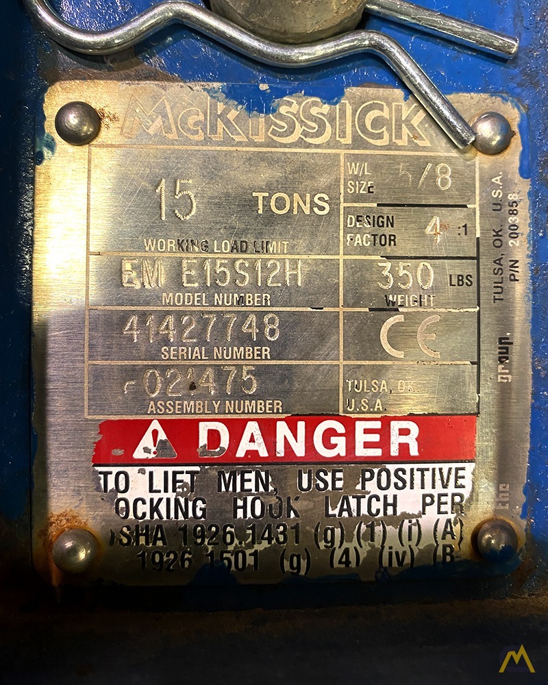 McKissick 15-Ton Hook Block 8