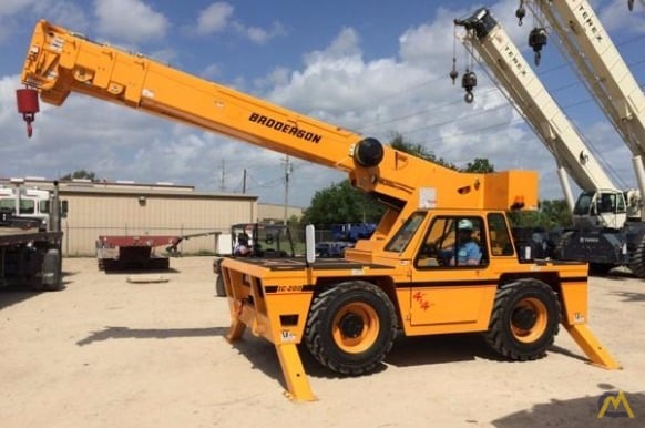 Broderson IC-200-J 15-ton Industrial Carry Deck Crane 0