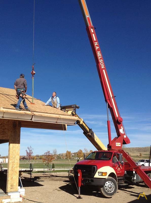 Terex TC 3063 15-ton Boom Truck Crane on International 4700 8