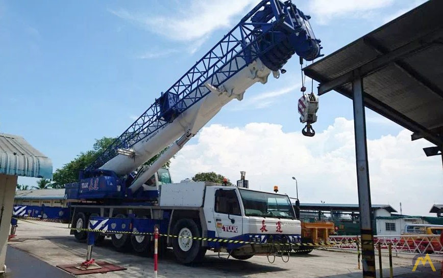 160-ton metric Tadano Faun ATF 160G-5 All Terrain Crane For Sale