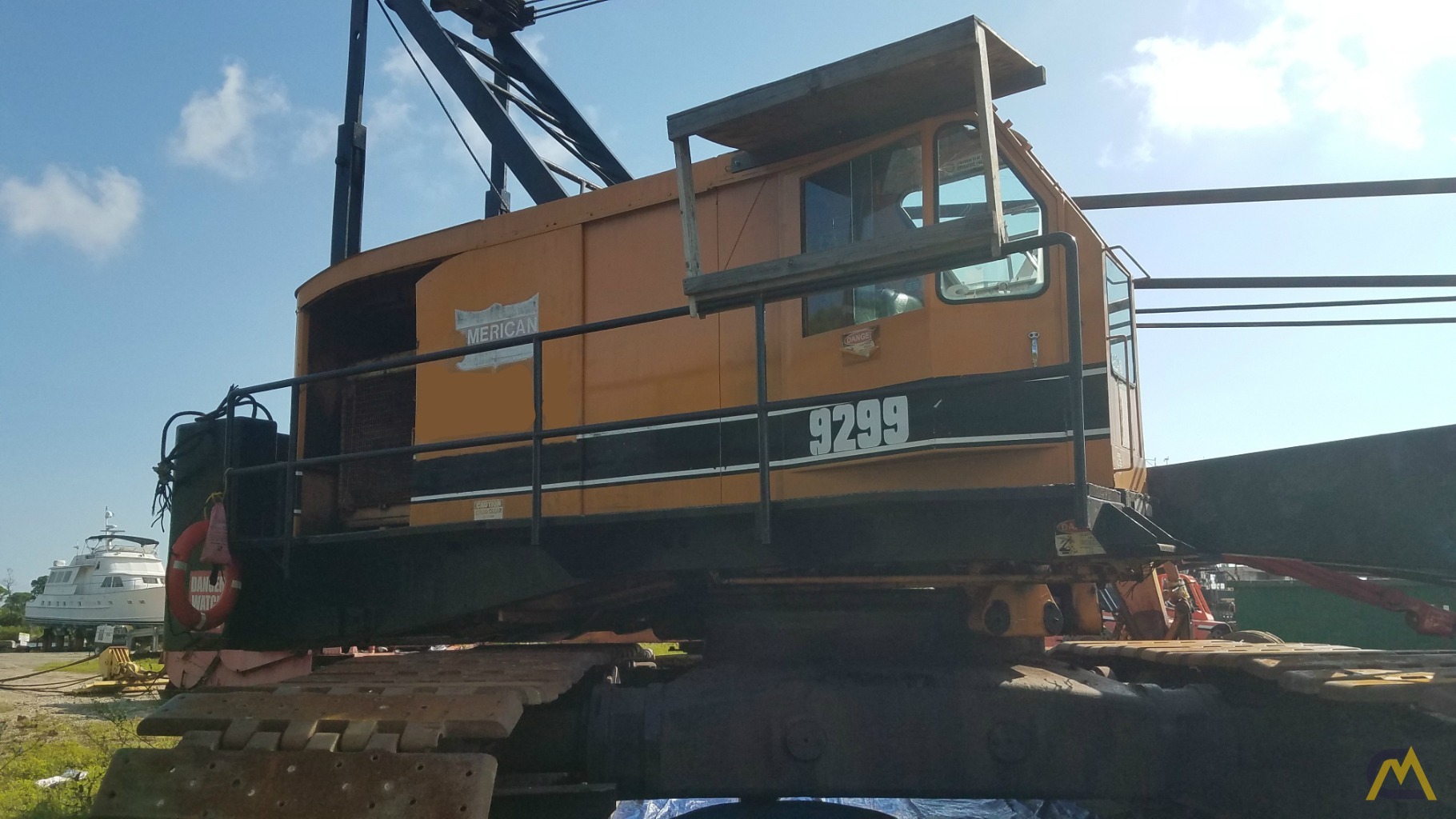 1972 American 9299 165-Ton Lattice Boom Crawler Crane 11