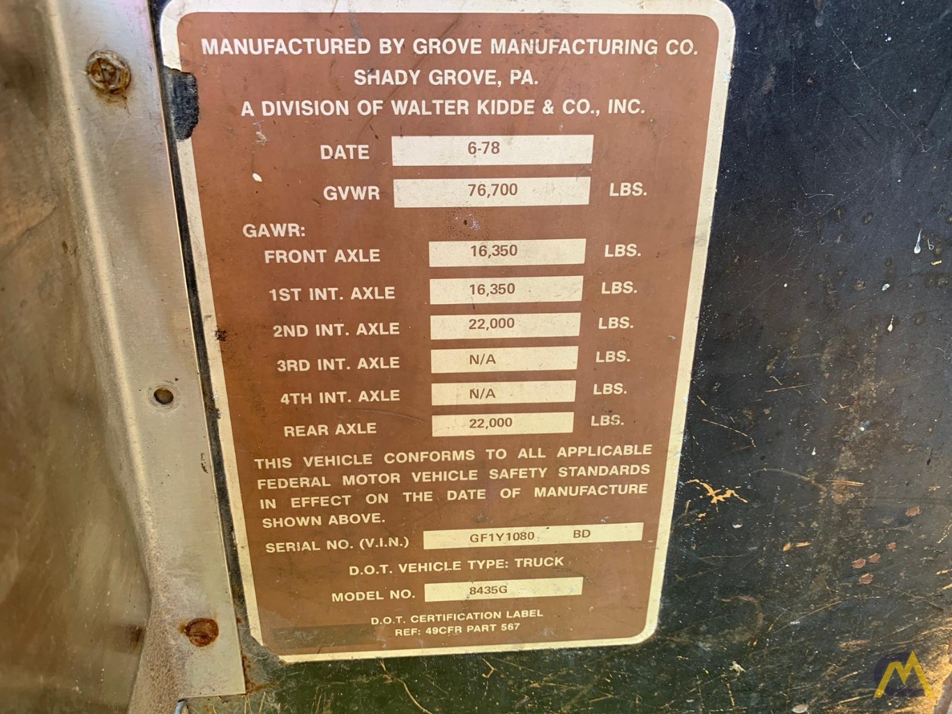 1978 Grove TMS300 35-Ton Telescopic Truck Crane 21