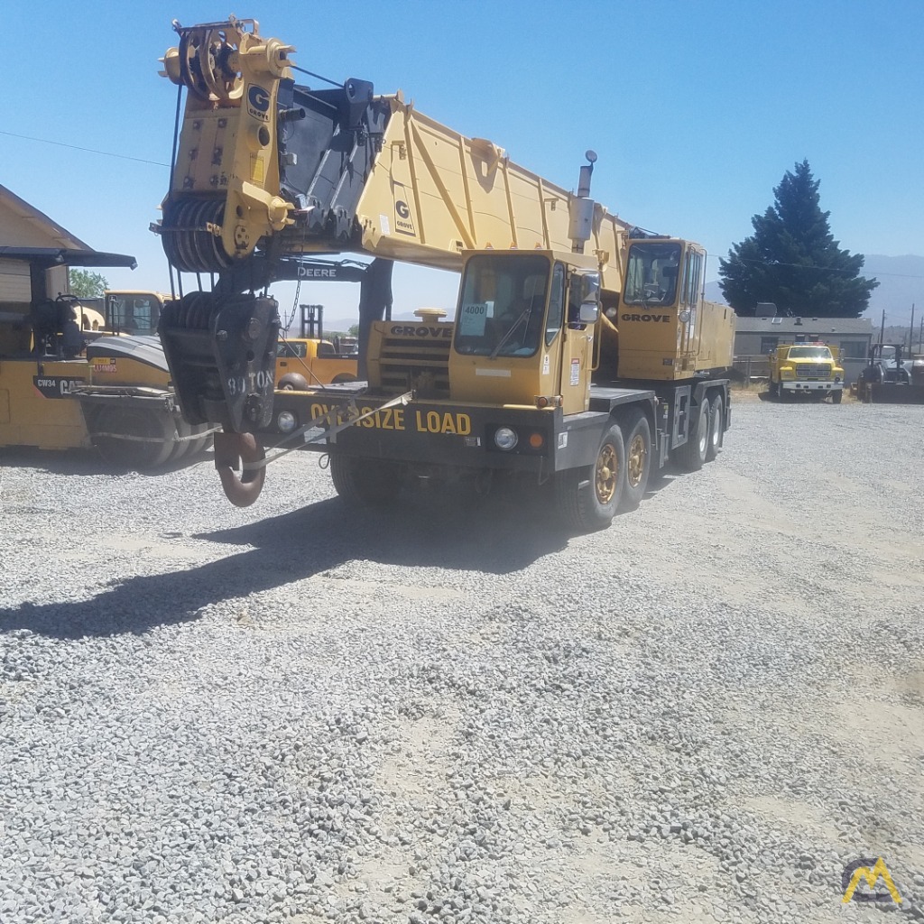 1979 Grove TM875 80-Ton Hydraulic Truck Crane; CranesList ID: 711 2