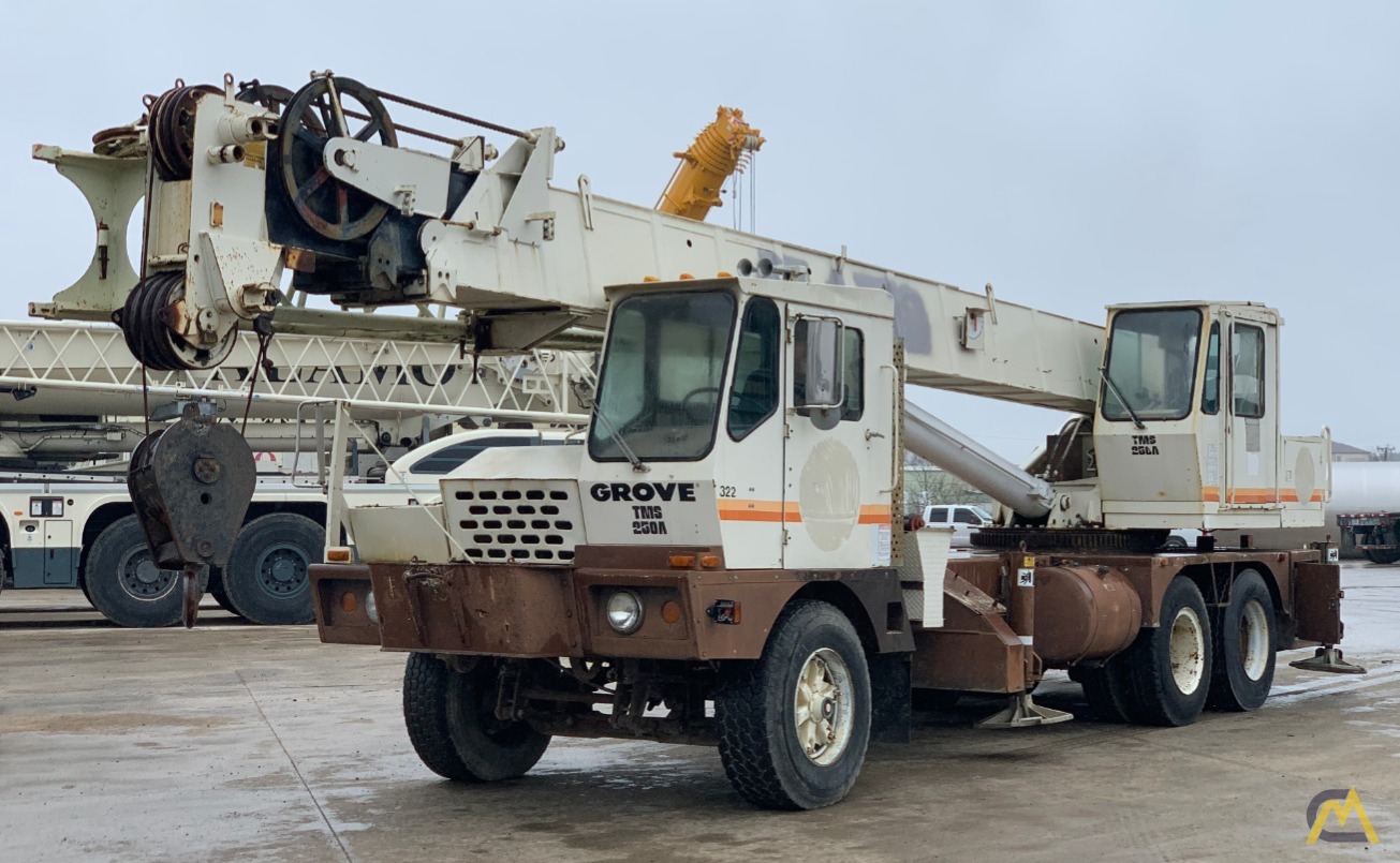 1982 Grove TMS250A 25-Ton Telescopic Truck Crane 0