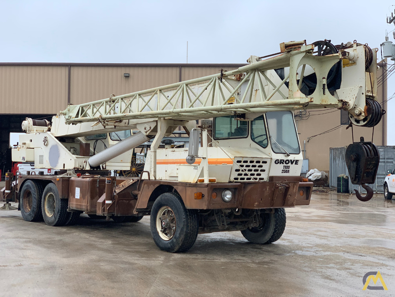 1982 Grove TMS250A 25-Ton Telescopic Truck Crane 1