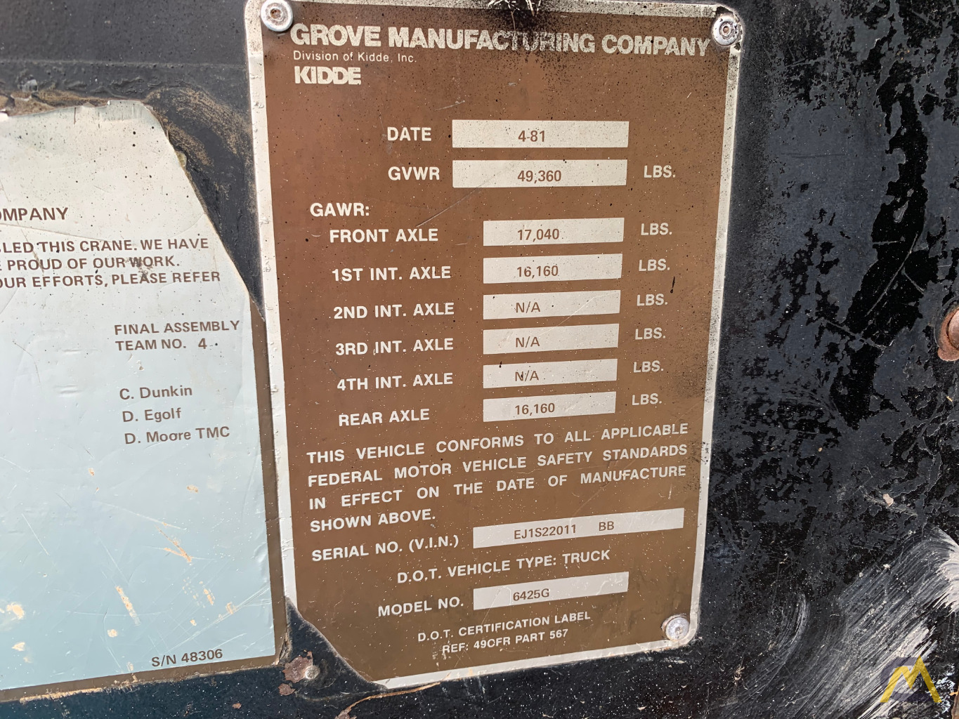 1982 Grove TMS250A 25-Ton Telescopic Truck Crane 18
