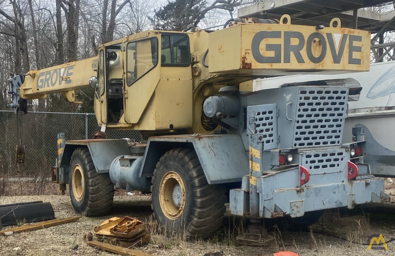 1989 Grove RT525C Rough Terrain Crane; CranesList ID: 856 0