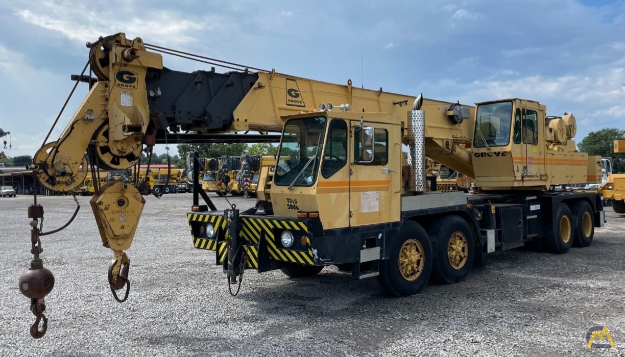 1989 Grove TMS300B 40-Ton Telescopic Truck Crane 0