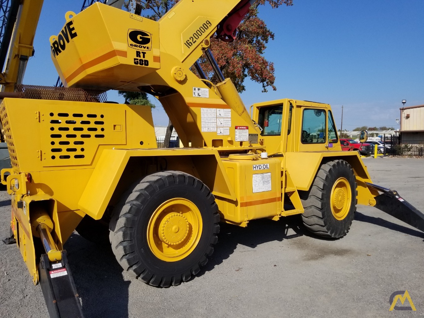 1990 Grove RT58D 20-Ton Down Cab Rough Terrain Crane 2