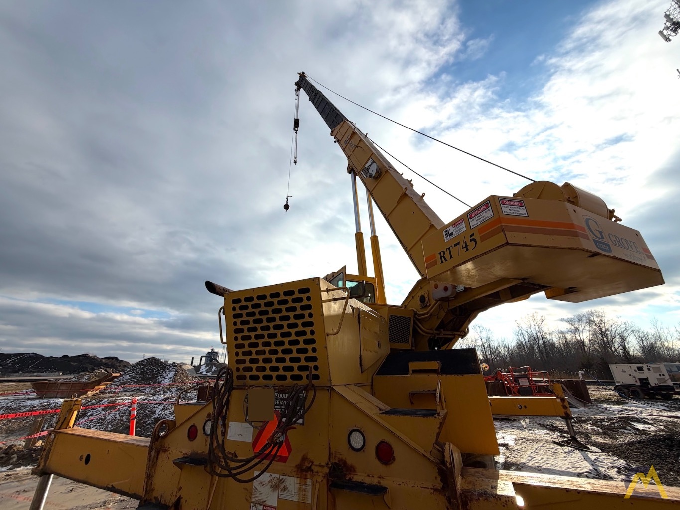 1992 GROVE RT745 ROUGH TERRAIN CRANE 1