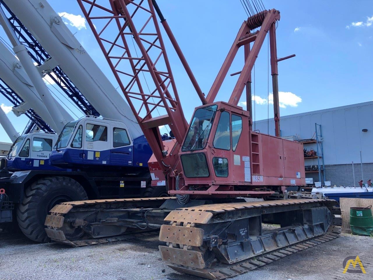 1992 Manitowoc M-85W 95-Ton Lattice Boom Crawler Crane 0