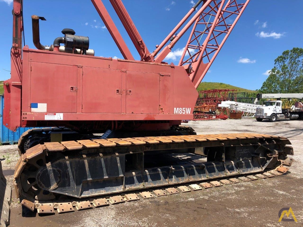 1992 Manitowoc M-85W 95-Ton Lattice Boom Crawler Crane 2
