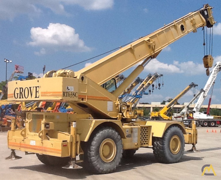 1996 GROVE CRANE RT635C 4
