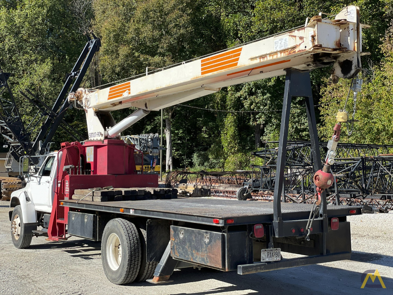 1997 Simon Ro TC 2863 14-Ton Boom Truck Crane 2