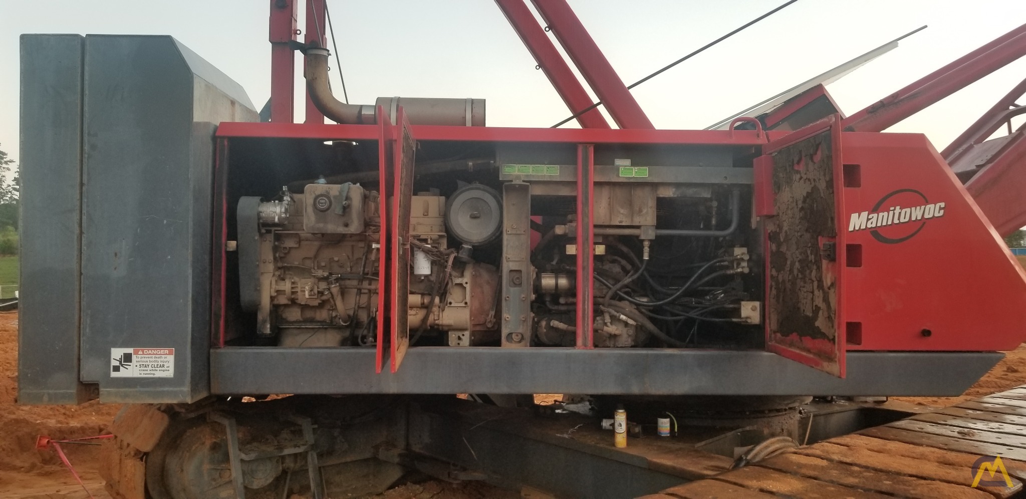 1998 Manitowoc 222EX 100-Ton Lattice Boom Crawler Crane 9