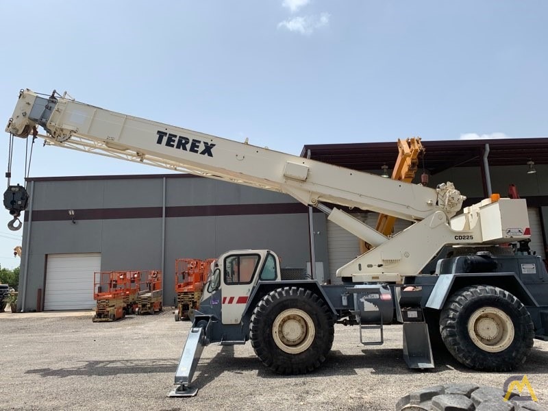 1999 Terex CD 225 25-Ton Down Cab Rough Terrain Crane 0