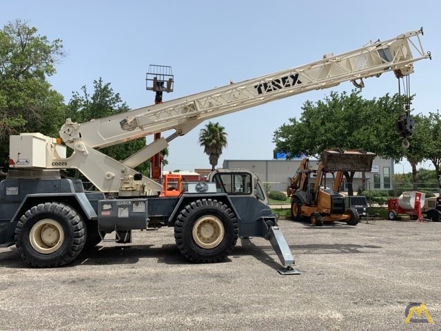 1999 Terex CD 225 25-Ton Down Cab Rough Terrain Crane 1