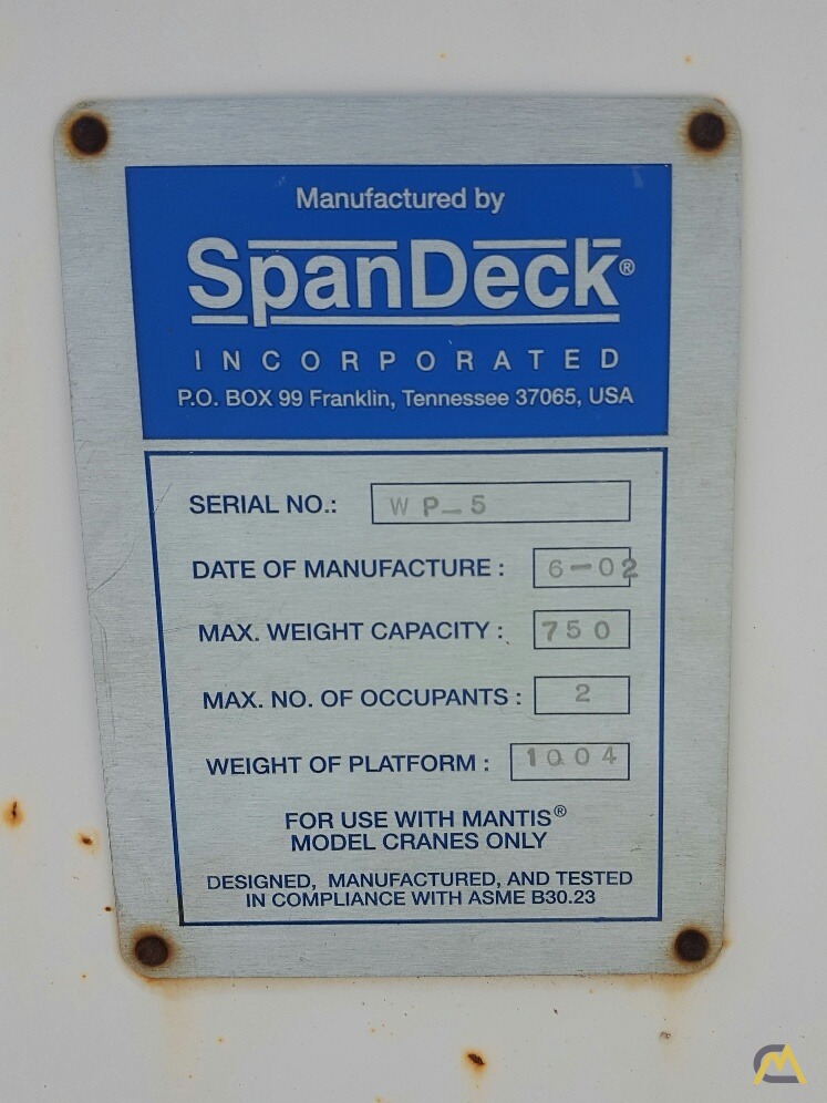 Mantis 2-Man 750 lb. Capacity Man Basket 2