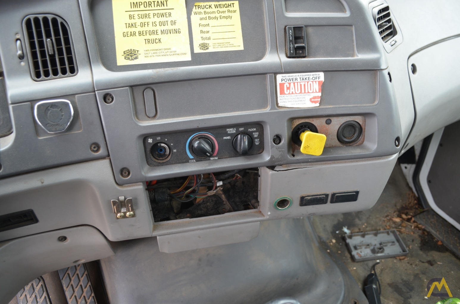 SOLD Terex BT 4792 Boom Truck Crane @ AUCTION 8