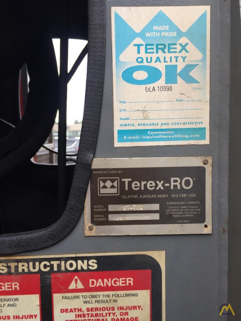 Terex BT 4792 23.5-ton Boom Truck Crane Peterbilt 348  14
