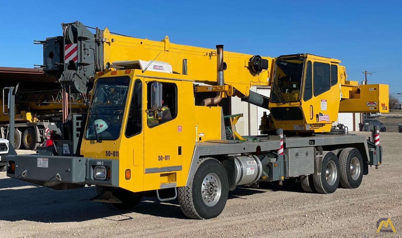 2001 Grove TMS500E 40-Ton Telescopic Truck Crane 0
