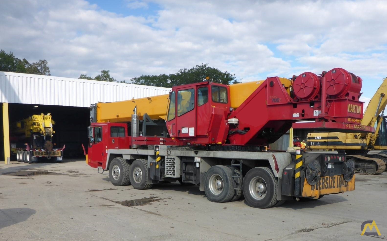 2002 Grove TMS700E 60-Ton Hydraulic Truck Crane; CranesList ID: 511 2