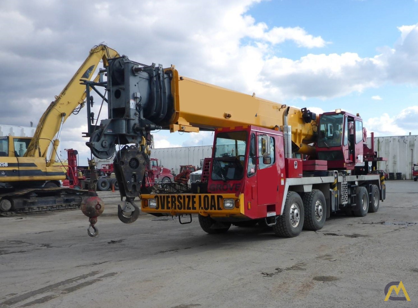 2002 Grove TMS700E 60-Ton Hydraulic Truck Crane; CranesList ID: 511 1