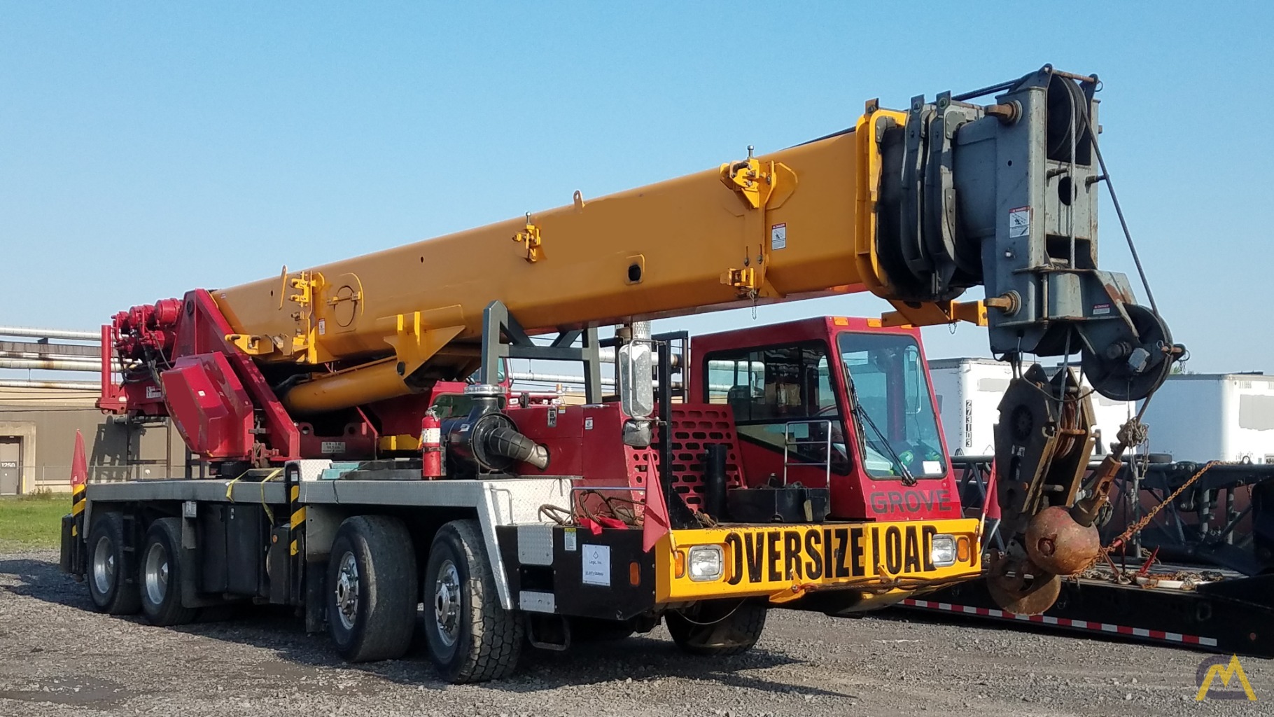 2002 Grove TMS700E 60-Ton Hydraulic Truck Crane; CranesList ID: 511 0
