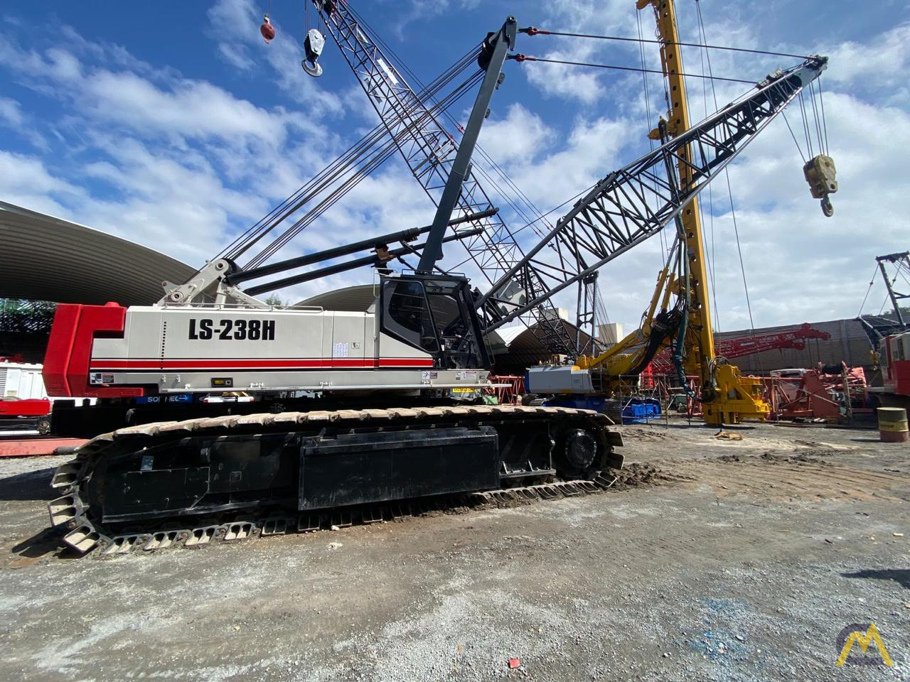 2002 Link-Belt LS238H, 150 Ton Lattice Boom Crawler Crane; CranesList ID: 989 0