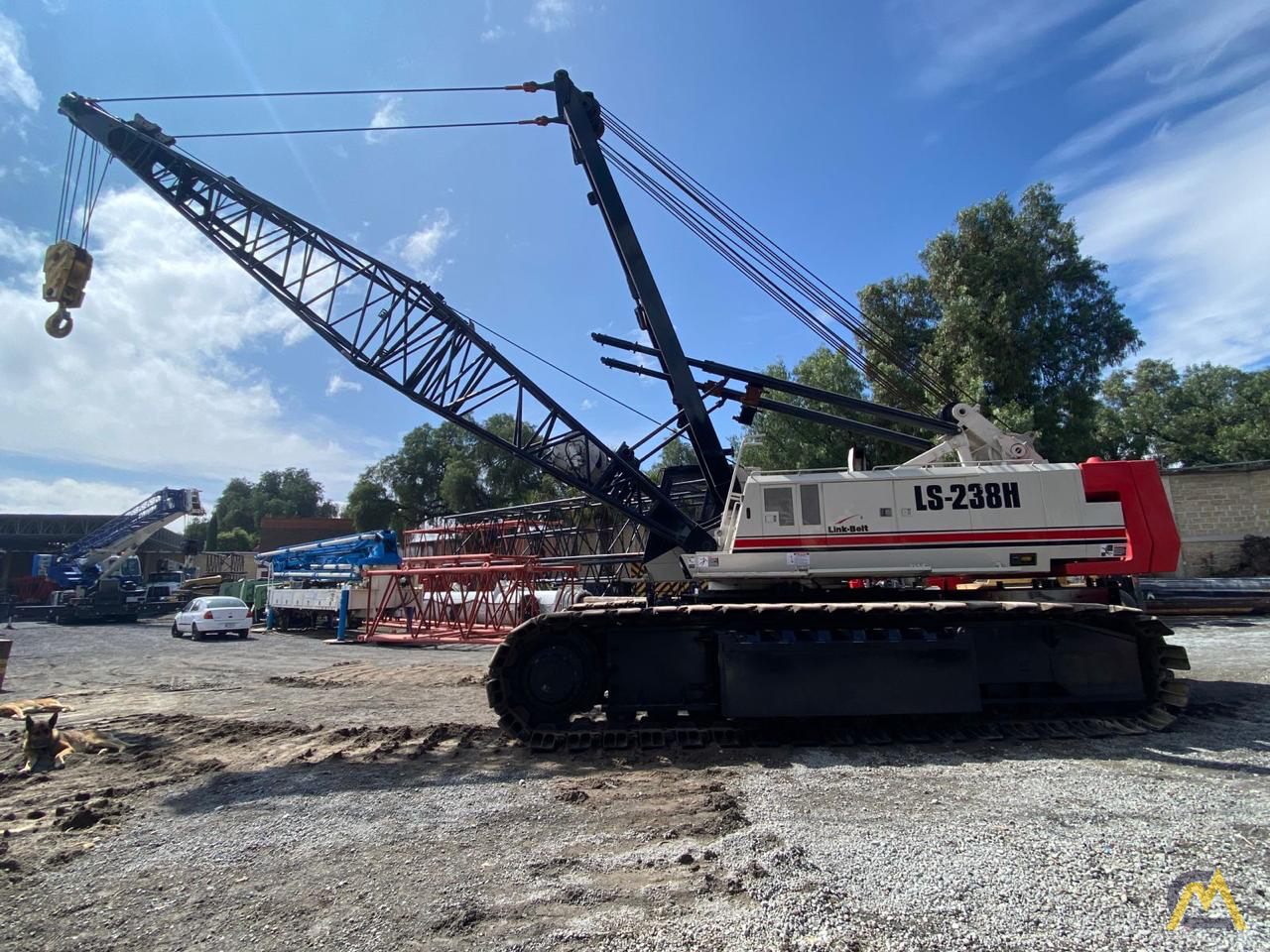 2002 Link-Belt LS238H, 150 Ton Lattice Boom Crawler Crane; CranesList ID: 989 7