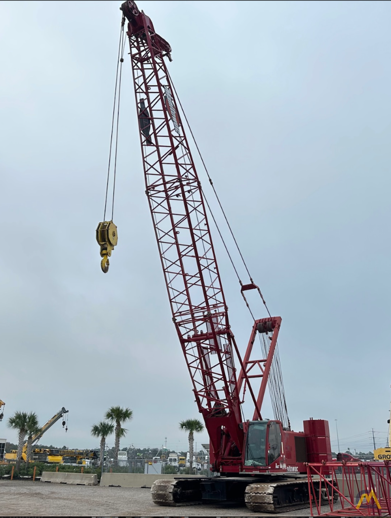2002 Manitowoc 555 Series 1&2 150-Ton Lattice Boom Crawler Crane; CranesList ID: 776 3