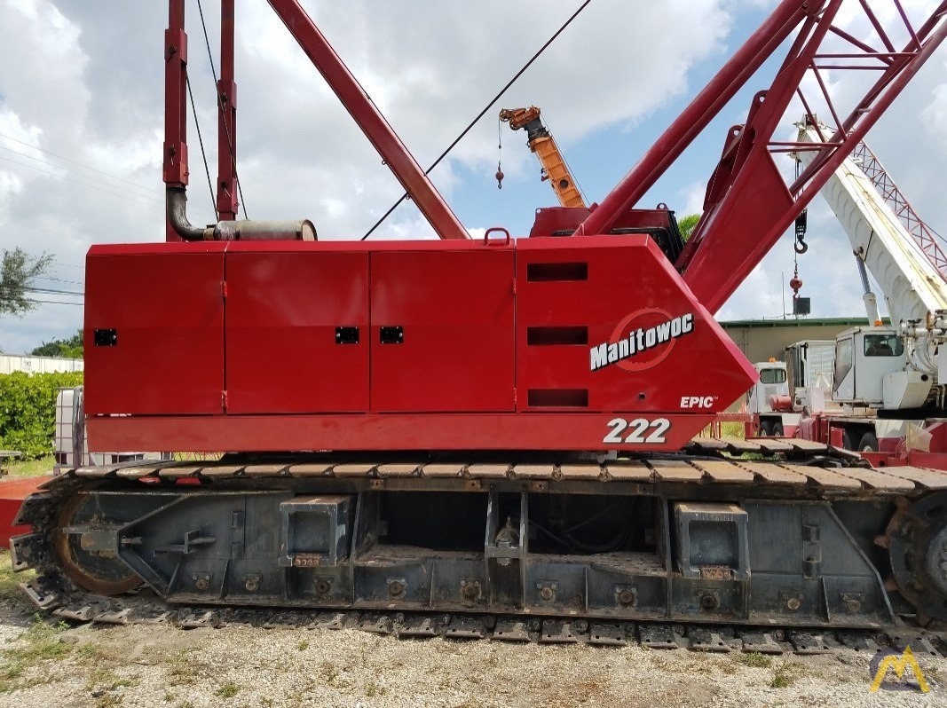 2003 Manitowoc 222 100-Ton Lattice Boom Crawler Crane 0