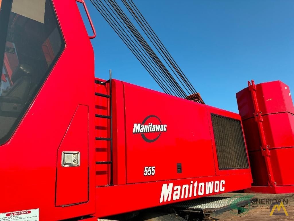 SOLD - 2005 Manitowoc 555 Lattice Boom Crawler Crane 6