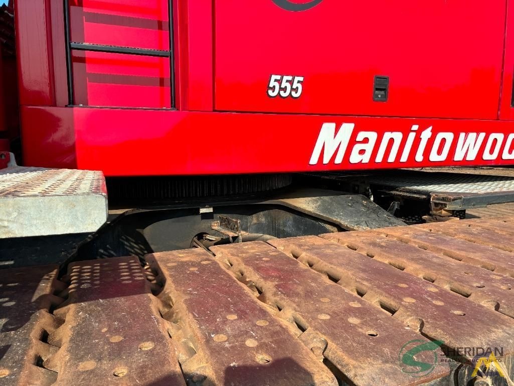 SOLD - 2005 Manitowoc 555 Lattice Boom Crawler Crane 8
