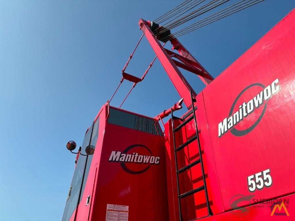 SOLD - 2005 Manitowoc 555 Lattice Boom Crawler Crane 74